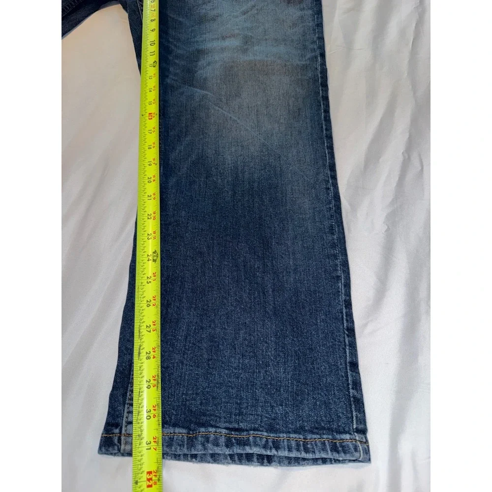 Levis 559 Relaxed Straight Jeans Mens 44x30 Medium Wash Blue Denim 00559-0550